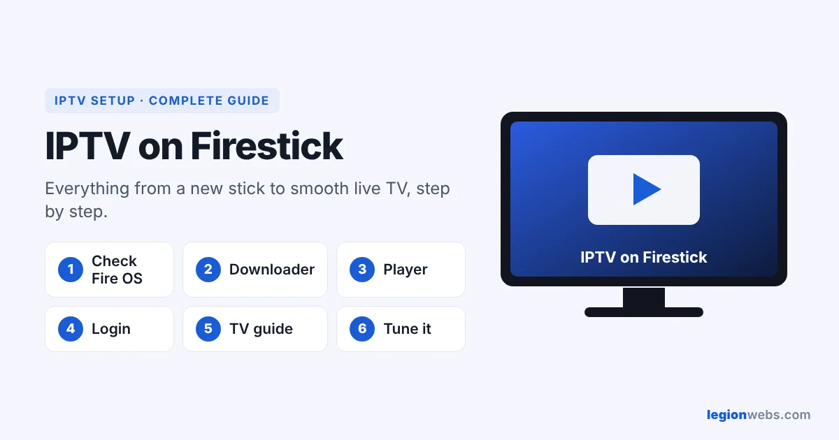 IPTV on Firestick: complete setup guide in 6 steps